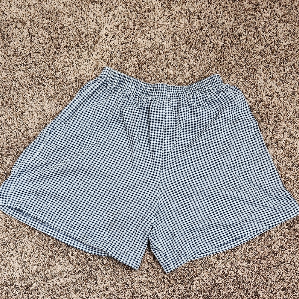 Vintage Coastal Grandma Gingham Shorts
